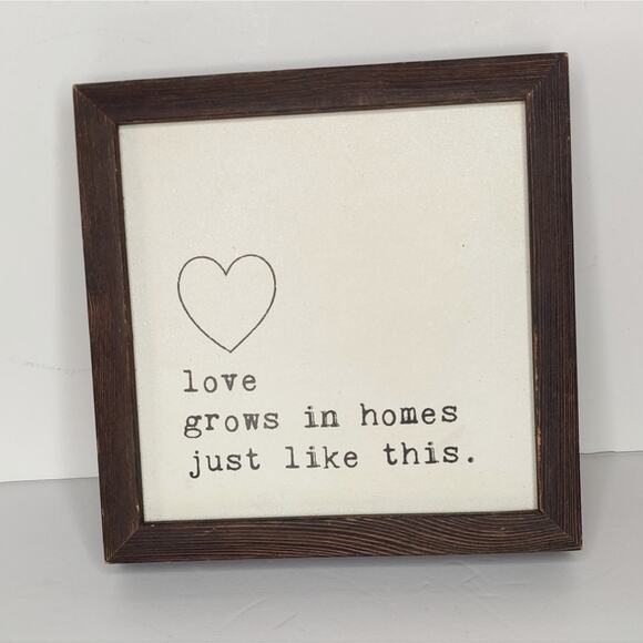 Love Grows in Homes Just Like This Wooden Wall Decor Valentine's Day - Picture 6 of 10